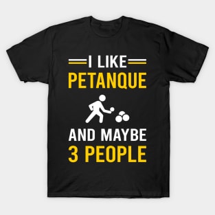 3 People Petanque T-Shirt